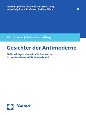cover image of Gesichter der Antimoderne